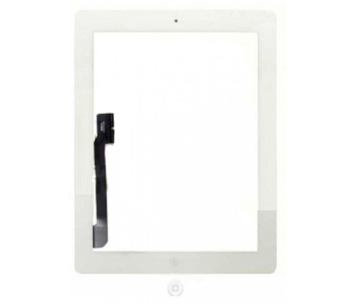 iPad 3 Screen Digitizer with Home Button and Adhesive